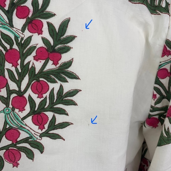 Anthropologie Sue Sartor Kaftan Shift Midi Dress Large Embroidered Bell Sleeve - Picture 11 of 15